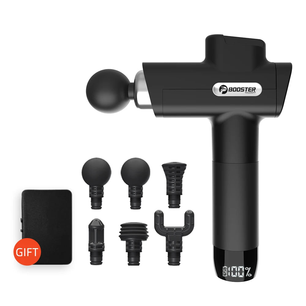 Booster M2-D Massage Gun Deep Tissue Percussion Neck Back Body Massager Portable Fascia Gun Muscle Relaxation Electric Massager