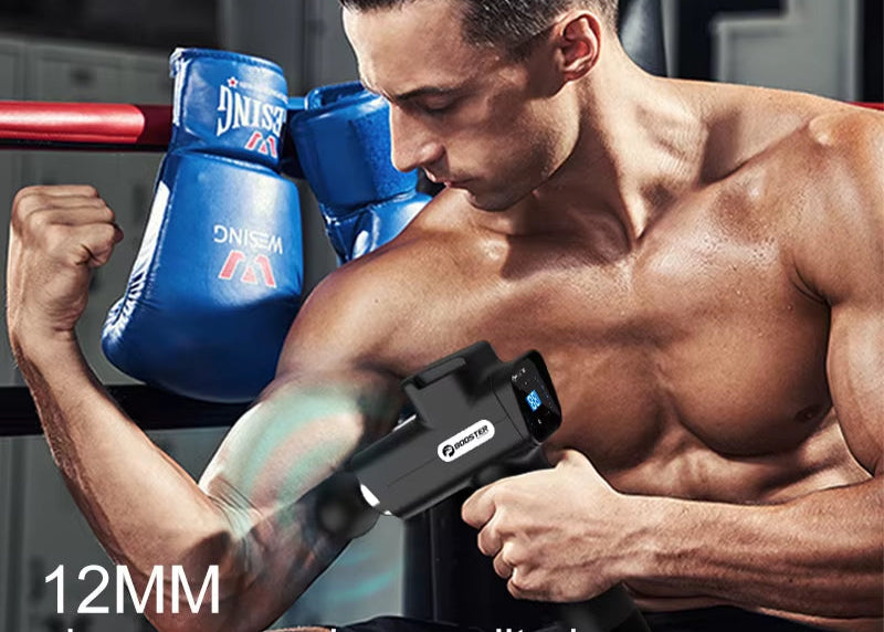 Booster M2-D Massage Gun Deep Tissue Percussion Neck Back Body Massager Portable Fascia Gun Muscle Relaxation Electric Massager